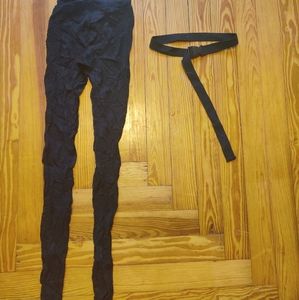 Black Rose Tights Leotard